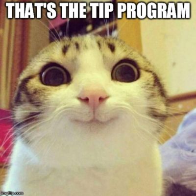 That's the tip program